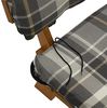 DEGAMO Bankauflage SEATTLE, (1 St), 3-sitzer 150cm, Farbe grau/beige, 2-teilig, für Gartenbank Bild 3