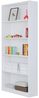 Lineares Bücherregal mit fünf Regalen, weiße Farbe, 80 x 201 x 28 cm Bild 4