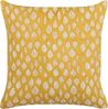 Kissen 2er Set Pflanzenmuster GINNALA Baumwolle 45 x 45 cm Gelb Bild 4