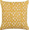 Kissen 2er Set Pflanzenmuster GINNALA Baumwolle 45 x 45 cm Gelb Bild 5