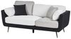 Sofa 3-Sitzer BOLGA Stoff Schwarz Bild 4