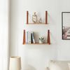 Wandregalset Utsira 48/60 x 20 x 30 cm 2-tlg. Eicheoptik/Braun [en. casa] Bild 3