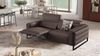 Sofanella Ledersofa DELTONA 3-Sitzer Ledercouch elektrisch in Braun Bild 5