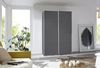 Rauch Möbel Caracas Schrank Kleiderschrank Schwebetürenschrank, Graumetallic 2-türig inkl. Zubehörpaket Basic 2 Einlegeböden, 2 Kleiderstangen, BxHxT 136 x 210 x 62 cm Bild 2
