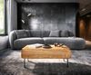 Couchtisch Shavani 100x50 cm Akazie Natur 1 Schublade L-Fuß Metall Schwarz Bild 4