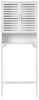 Badezimmerschrank OKARCHE Bambus 63 cm Weiß Bild 5