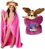 Paw Patrol Skye Luksus Poncho med hætte Bild 3