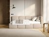 Selsey 'Cloudy' Jugendbett 120 cm, Bettkasten, Chenille, Kopfteil rechts, Beige Bild 2