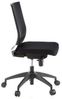 hjh OFFICE Profi Bürostuhl Porto ECO Stoff/Netz Schwarz Drehstuhl ergonomisch ohne Armlehnen, Lordosenstütze verstellbar & 5X Hartbodenrollen 11mm / 65mm Büro-Stuhl-Rollen für Hartböden (5er Pack) Bild 4