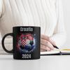 speecheese Tasse Fußball Kroatien Flagge Tasse in Schwarz Bild 3