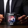 speecheese Tasse Fußball Kroatien Flagge Tasse in Schwarz Bild 5