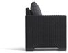 Allibert by Keter Gartenlounge Sofa California 2-Sitzer, graphit/cool grey, inkl. Sitz- und Rückenkissen, Kunststoff, runde Rattanoptik, 141 x 68 x 72 cm Bild 4