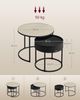 VASAGLE Couchtisch (Set, 2er Set), Beistelltisch für Wohnzimmer, Satztisch, versteckter Stauraum Bild 2