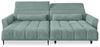 Wohnlandschaft >Wolve< elektr. Sitzverstellung, 2 Kissen, Cord mint - 277x108x179cm (BxHxT) Bild 3
