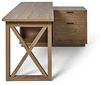 Jahnke Eckschreibtisch Chalet D 155 E Montana Eiche Bild 5