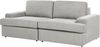Sofa Set hellgrau 5-Sitzer ALLA Bild 5