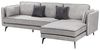 Ecksofa ALTAN Samtstoff Hellgrau Linksseitig Bild 5