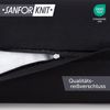 Blumtal Kissenbezug 40x80 cm (2er Set Kissenbezüge) - Schwarz - 100% Baumwoll-Jersey, Oeko-Tex Zertifiziert, Kopfkissenbezug 40x80 - Jersey Kissenhülle für Kissen 40x80 cm mit Reißverschluss Bild 3
