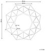 Wandspiegel gold geometrische Form 80x80 cm GAILLAC Bild 3