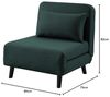 ATLANTIC home collection Sessel Robby, inkl. Bettfunktion, mehrfach verstellbar, Strukturbezug Bild 3
