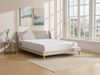 Vente-unique - BENEDICTE Bett Stoff Beige - B 211 cm x H 87 cm x L 192 cm Bild 2