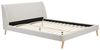 Vente-unique - BENEDICTE Bett Stoff Beige - B 211 cm x H 87 cm x L 192 cm Bild 3