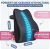 Blumtal Rückenkissen Rückenkissen aus Memory Foam + stützendes Lendenwirbelkissen, OEKO-TEX zertifiziertem Bezug - Rückenstützkissen Bild 3