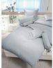 Hochwertige Janine Mako-Satin BETTWÄSCHE MODERN CLASSIC 3912 in verschiedenen Größen und Farben 155x220 / 80x80 cm silber 08 Bild 2