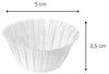 Fackelmann Muffin-Pergamentbackförmchen Weiß 7 x 3,5cm 30 Stück Antihafteffekt Bild 3