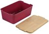 KESPER® Brotkasten Brotbox, Bambus, Kunststoff, (1-tlg), Deckel als Schneidebrett verwendbar Bild 2