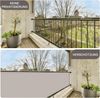 SUNNY GUARD Balkon Sichtschutz 100x500 cm Balkonverkleidung Balkonabdeckung Balkonumspannungen UV-Schutz Wind und wetterfest mit Kabelbinder,Taupe Bild 5