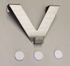 HOME WOHNIDEEN Gardinenhaken Easy Fix Haken (10 Haken) 10 cm 10 Fensterhaken Metall, (10-St), 10 Fensterhaken Metall Bild 5