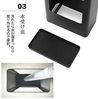 Yamazaki Schirmständer "Tower" Design rechteckig schmal 22x50x12cm, Regenschirmständer, aus Metall, freistehend, modern, schwarz Bild 5
