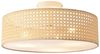 lux. pro 'Ascot' Deckenleuchte, Rattanoptik, 20 x 13 x 45 cm Bild 2