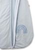 SANETTA Baby-Schlafsack Blau | Praktischer und bequemer Unisex-Schlafsack aus Bio-Baumwolle. Baby-Schlafsack mit Reißverschluss und Regenbogen-Print | Baby Sleeping Bag Bild 3