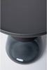 Kare Design Beistelltisch Bottiglia Smoke, Schwarz, 50cm Durchmesser, Luxuriöses Modernes Design, Rund, Leicht, Couchtisch, Wohnzimmertisch, Tischplatte Stahl, Gefärbtes Glas, 52 x 50 x 50 cm (H/B/T) Bild 3
