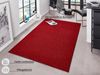Kurzflor Teppich Pure Uni Rot - 200x300x1,3cm Bild 2