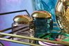 Gift Company Monsieur Carafon Fisch Vase S gold 1,2 Liter Bild 4