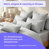 Wolkenfeld Kissenbezug Mikrofaser Kissenbezug - Allergiker Kopfkissenbezug - unfassbar weich, Größe 80x80, 40x80 und 70x90 cm I versteckter Reißverschluss Bild 2