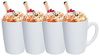 Dajar Becher New Morning 320ml, Glas, Weiß, 11 x 8 x 11,1 cm Bild 2