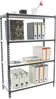 Simonrack Schwerlastregal, Lagerregal, 150 x 90 x 30 cm, Metallregal, Kellerregal, Biegestelle 180 kg, 4 Fachböden, Anthrazit/Weiss - Simonclick Bild 3