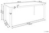 Gartentisch FELETTO 180 cm 90 cm Stein Schwarzer Marmor Bild 3