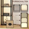 HOMCOM Stehlampe Wohnzimmer Dimmbar mit 3 Helligkeit, Dimmbar, Beleuchtung, Regal, LED, Warmweiß, Standleuchte für Wohnzimmer Schlafzimmer Bild 4