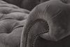 Dekoria Sofa Chesterfield Glamour Velvet Dark Grey 2-Sitzer Bild 2