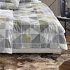 Irisette Biber Bettwäsche Koala 8646-30 Geometrisch Grau Gelb 135x200 Bild 4