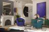 Livia Sessel Veloursstoff Petrol Buche Natur Bild 2