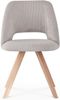 B&D home Esszimmerstuhl MARY 2er Set | Cord Küchenstuhl Polsterstuhl für Küche, Esszimmer, Büro | modern landhaus | Grau Bild 4