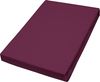 Vario Jersey-Spannbetttuch Elasthan für Topper bordeaux, 100 x 200 cm Bild 2
