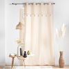U10 Gardine mit Öesen IZIG, Beige, 140x240 cm Bild 2