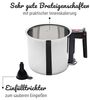 GSW 983167 Simmertopf Wasserbadkocher 1,5 L -inklusivive Einfülltrichter, Edelstahl, silber, 16 cm 2 Einheiten Bild 4